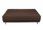 Canapea Extensibila Roma Lux Dark Chocolate 205x90x86 cm + lada de depozitare, maroInterval lungime: Peste 200 cm | Forma: Standard | Tip: Extensibila | Material tapiterie: Textil | Numar locuri: 3 | Garantie: 2 ani - imagine 6