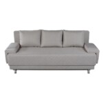 Canapea extensibila Napoli Beige, 205x90x86 cm, cu lada de depozitareInterval lungime: Peste 200 cm | Tip: Extensibila | Forma: Standard | Material tapiterie: Textil | Suprafata pentru dormit: 140x190 cm | Numar locuri: 3