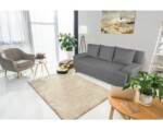 Canapea extensibila Napoli Grey, 205x90x86 cm, cu lada de depozitareTip: Extensibila | Interval lungime: Peste 200 cm | Forma: Standard | Material tapiterie: Textil | Suprafata pentru dormit: 140x190 cm | Numar locuri: 3
