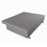 Canapea extensibila Napoli Grey, 205x90x86 cm, cu lada de depozitareTip: Extensibila | Interval lungime: Peste 200 cm | Forma: Standard | Material tapiterie: Textil | Suprafata pentru dormit: 140x190 cm | Numar locuri: 3 - imagine 8