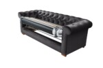 Canapea extensibila Oxford Chesterfield, 88x216x75 cm, 3 locuri, Graphite - imagine 18