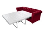 Canapea extensibila Oxford Chesterfield, 88x216x75 cm, 3 locuri, Red - imagine 19