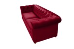 Canapea extensibila Oxford Chesterfield, 88x216x75 cm, 3 locuri, Red - imagine 7