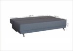 Canapea Extensibila Roma Grey Black Flower 205x90x86 cm + lada de depozitareInterval lungime: Peste 200 cm | Forma: Standard | Tip: Extensibila | Material tapiterie: Textil | Numar locuri: 3 | Garantie: 2 ani - imagine 4