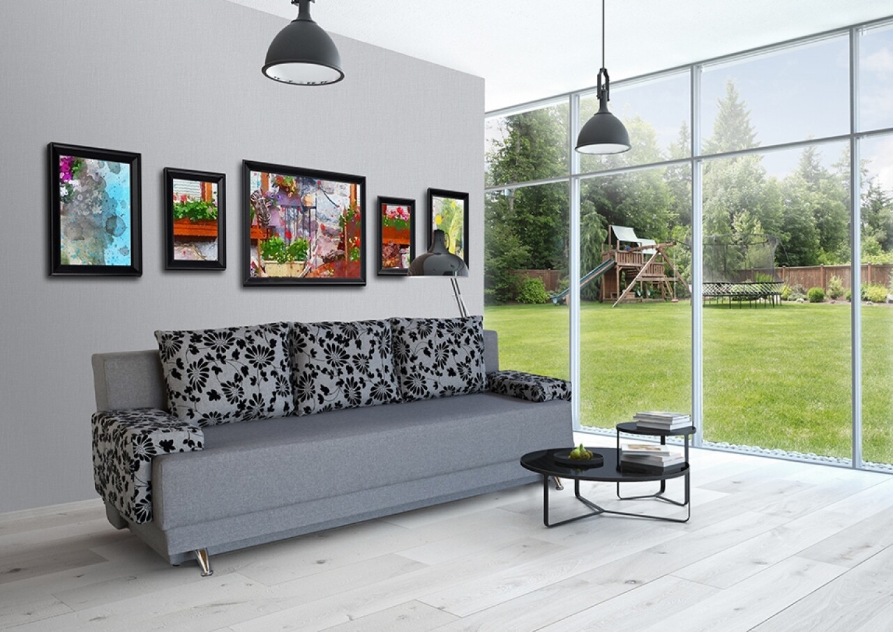 l-canapea-extensibila-raluca-grey-black-flower-205x90x86-cm-lada-de-depozitare Canapea Extensibila Roma Grey Black Flower 205x90x86 cm + lada de depozitareInterval lungime: Peste 200 cm | Forma: Standard | Tip: Extensibila | Material tapiterie: Textil | Numar locuri: 3 | Garantie: 2 ani - imagine 1