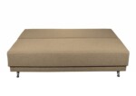 Canapea Extensibila Roma Lux Cappuccino 205x90x86 cm + lada de depozitareInterval lungime: Peste 200 cm | Forma: Standard | Tip: Extensibila | Material tapiterie: Textil | Numar locuri: 3 | Garantie: 2 ani - imagine 4