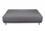 Canapea extensibila Roma Lux Grey 205x90x86 cm + lada de depozitare, griInterval lungime: Peste 200 cm | Forma: Standard | Tip: Extensibila | Material tapiterie: Textil | Numar locuri: 3 | Garantie: 2 ani - imagine 5