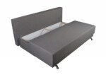 Canapea extensibila Roma Lux Grey 205x90x86 cm + lada de depozitare, griInterval lungime: Peste 200 cm | Forma: Standard | Tip: Extensibila | Material tapiterie: Textil | Numar locuri: 3 | Garantie: 2 ani - imagine 6