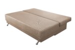Canapea Extensibila Roma Beige Jasmine Flower 205x90x86 cm + lada de depozitareInterval lungime: Peste 200 cm | Forma: Standard | Tip: Extensibila | Material tapiterie: Textil | Numar locuri: 3 | Garantie: 2 ani - imagine 3