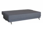 Canapea Extensibila Roma Grey Blue Anemone 205x90x86 cm, cu lada de depozitareInterval lungime: Peste 200 cm | Forma: Standard | Tip: Extensibila | Material tapiterie: Textil | Numar locuri: 3 - imagine 2