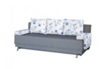 Canapea Extensibila Roma Grey Blue Anemone 205x90x86 cm, cu lada de depozitareInterval lungime: Peste 200 cm | Forma: Standard | Tip: Extensibila | Material tapiterie: Textil | Numar locuri: 3