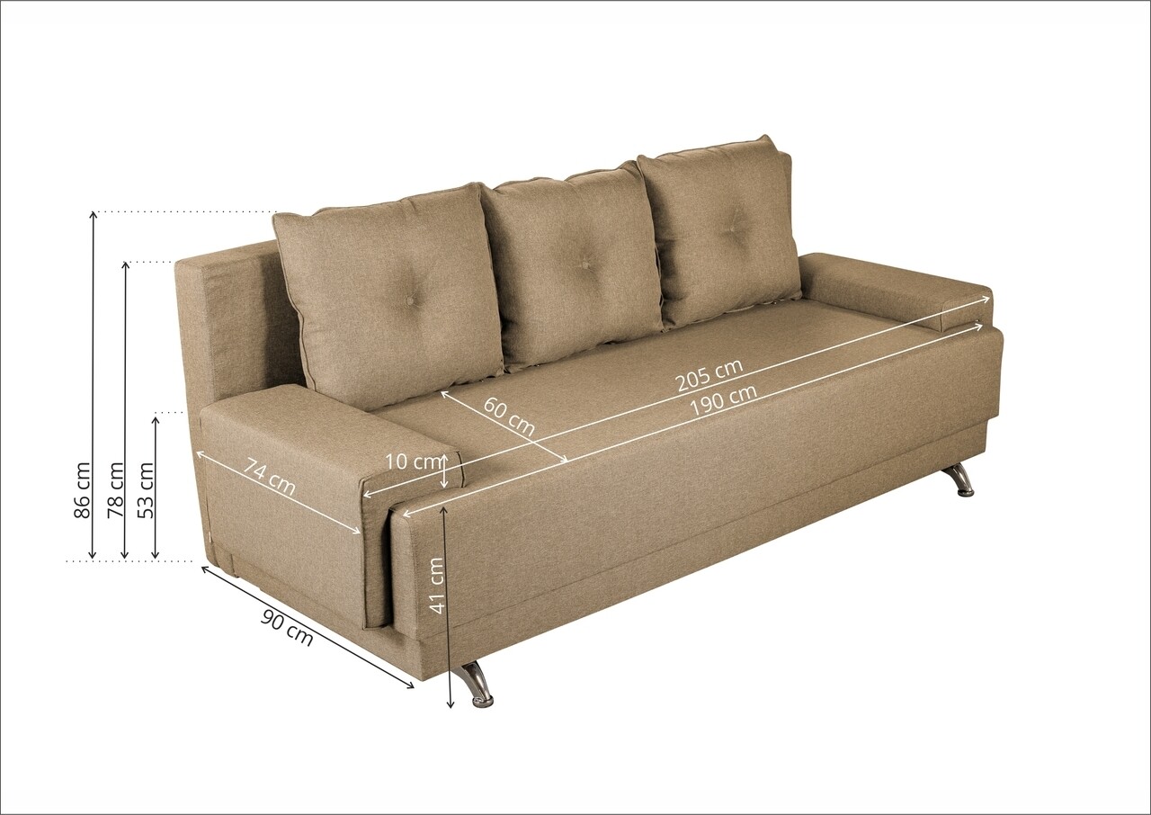 l-canapea-extensibila-roma-lux-cappuccino-205x90x86-cm-lada-de-depozitare Canapea Extensibila Roma Lux Cappuccino 205x90x86 cm + lada de depozitareInterval lungime: Peste 200 cm | Forma: Standard | Tip: Extensibila | Material tapiterie: Textil | Numar locuri: 3 | Garantie: 2 ani - imagine 1