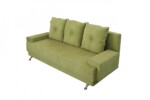 Canapea extensibila Roma Lux Green 205x90x86 cm, cu lada de depozitareSuprafata pentru dormit: 140 x 190 x 41 cm | Interval lungime: Peste 200 cm | Forma: Standard | Tip: Extensibila | Material tapiterie: Textil | Numar locuri: 3 | Garantie: 2 ani - imagine 4