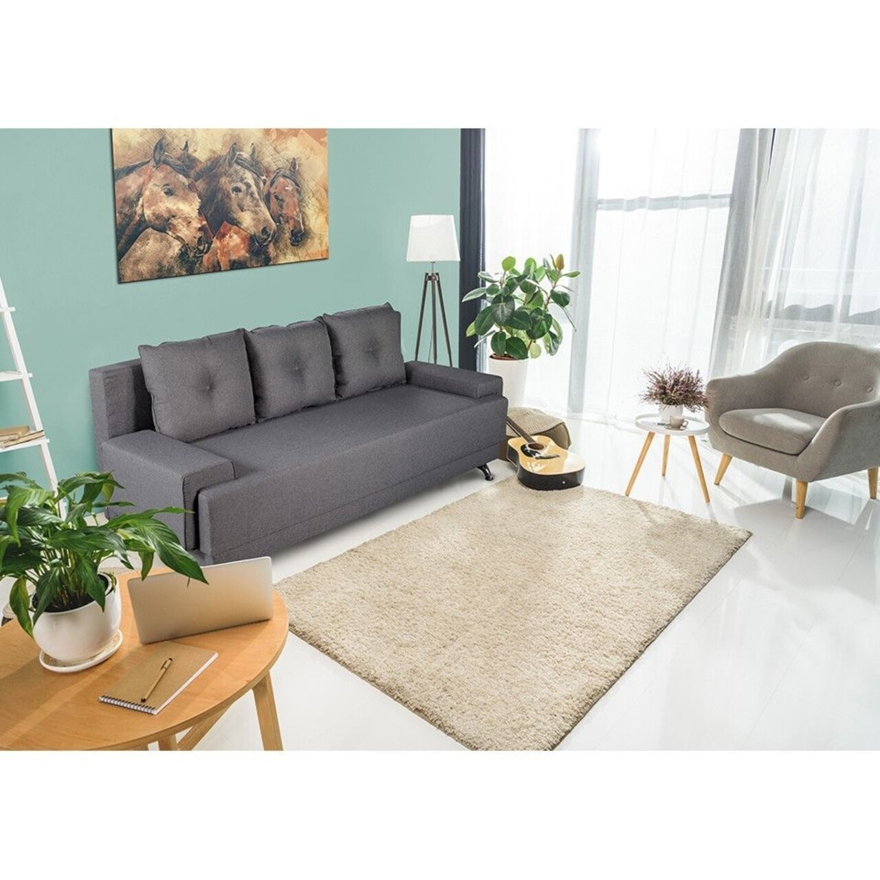 l-canapea-extensibila-roma-lux-grey-205x90x86-cm-lada-de-depozitare Canapea extensibila Roma Lux Grey 205x90x86 cm + lada de depozitare, griInterval lungime: Peste 200 cm | Forma: Standard | Tip: Extensibila | Material tapiterie: Textil | Numar locuri: 3 | Garantie: 2 ani - imagine 1