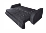 Canapea extensibila Siena, 230x97x78 cm, cu lada de depozitare, GraphiteTip: Extensibila | Material cadru: Lemn, MDF, PAL | Interval lungime: Peste 200 cm | Forma: Standard | Numar locuri: 3 | Garantie: 2 ani - imagine 5