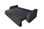 Canapea extensibila Siena, 230x97x78 cm, cu lada de depozitare, GraphiteTip: Extensibila | Material cadru: Lemn, MDF, PAL | Interval lungime: Peste 200 cm | Forma: Standard | Numar locuri: 3 | Garantie: 2 ani - imagine 6