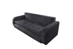 Canapea extensibila Siena, 230x97x78 cm, cu lada de depozitare, GraphiteTip: Extensibila | Material cadru: Lemn, MDF, PAL | Interval lungime: Peste 200 cm | Forma: Standard | Numar locuri: 3 | Garantie: 2 ani - imagine 7