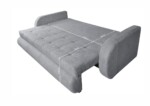 Canapea extensibila Siena, 230x97x78 cm, cu lada de depozitare, GriGarantie: 2 ani | Tip: Extensibila | Material cadru: Lemn, MDF, PAL | Interval lungime: Peste 200 cm | Forma: Standard | Numar locuri: 3 - imagine 5