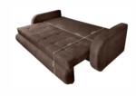 Canapea extensibila Siena, 230x97x78 cm, cu lada de depozitare, MaroGarantie: 2 ani | Tip: Extensibila | Material cadru: Lemn, MDF, PAL | Interval lungime: Peste 200 cm | Forma: Standard | Numar locuri: 3 - imagine 5