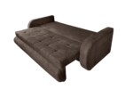 Canapea extensibila Siena, 230x97x78 cm, cu lada de depozitare, MaroGarantie: 2 ani | Tip: Extensibila | Material cadru: Lemn, MDF, PAL | Interval lungime: Peste 200 cm | Forma: Standard | Numar locuri: 3 - imagine 6