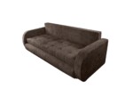 Canapea extensibila Siena, 230x97x78 cm, cu lada de depozitare, MaroGarantie: 2 ani | Tip: Extensibila | Material cadru: Lemn, MDF, PAL | Interval lungime: Peste 200 cm | Forma: Standard | Numar locuri: 3 - imagine 7