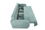 Canapea extensibila Siena, 230x97x78 cm, cu lada de depozitare, MintGarantie: 2 ani | Tip: Extensibila | Material cadru: Lemn, MDF, PAL | Interval lungime: Peste 200 cm | Forma: Standard | Numar locuri: 3 - imagine 8