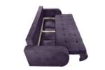 Canapea extensibila Siena, 230x97x78 cm, cu lada de depozitare, MovGarantie: 2 ani | Tip: Extensibila | Material cadru: Lemn, MDF, PAL | Interval lungime: Peste 200 cm | Forma: Standard | Numar locuri: 3 - imagine 8