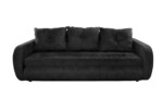 Canapea extensibila Siena, 230x97x78 cm, cu lada de depozitare, NegruGarantie: 2 ani | Tip: Extensibila | Material cadru: Lemn, MDF, PAL | Interval lungime: Peste 200 cm | Forma: Standard | Numar locuri: 3 - imagine 2