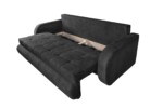 Canapea extensibila Siena, 230x97x78 cm, cu lada de depozitare, NegruGarantie: 2 ani | Tip: Extensibila | Material cadru: Lemn, MDF, PAL | Interval lungime: Peste 200 cm | Forma: Standard | Numar locuri: 3 - imagine 9