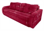 Canapea extensibila Siena, 230x97x78 cm, cu lada de depozitare, RosuGarantie: 2 ani | Tip: Extensibila | Material cadru: Lemn, MDF, PAL | Interval lungime: Peste 200 cm | Forma: Standard | Numar locuri: 3 - imagine 4