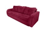 Canapea extensibila Siena, 230x97x78 cm, cu lada de depozitare, RosuGarantie: 2 ani | Tip: Extensibila | Material cadru: Lemn, MDF, PAL | Interval lungime: Peste 200 cm | Forma: Standard | Numar locuri: 3 - imagine 3