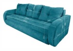 Canapea extensibila Siena, 230x97x78 cm, cu lada de depozitare, TurcoazGarantie: 2 ani | Tip: Extensibila | Material cadru: Lemn, MDF, PAL | Interval lungime: Peste 200 cm | Forma: Standard | Numar locuri: 3 - imagine 3