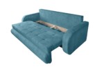 Canapea extensibila Siena, 230x97x78 cm, cu lada de depozitare, TurcoazGarantie: 2 ani | Tip: Extensibila | Material cadru: Lemn, MDF, PAL | Interval lungime: Peste 200 cm | Forma: Standard | Numar locuri: 3 - imagine 8