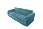 Canapea extensibila Siena, 230x97x78 cm, cu lada de depozitare, TurcoazGarantie: 2 ani | Tip: Extensibila | Material cadru: Lemn, MDF, PAL | Interval lungime: Peste 200 cm | Forma: Standard | Numar locuri: 3 - imagine 9
