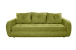Canapea extensibila Siena, 230x97x78 cm, cu lada de depozitare, VerdeGarantie: 2 ani | Tip: Extensibila | Material cadru: Lemn, MDF, PAL | Interval lungime: Peste 200 cm | Forma: Standard | Numar locuri: 3 - imagine 2