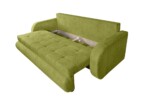 Canapea extensibila Siena, 230x97x78 cm, cu lada de depozitare, VerdeGarantie: 2 ani | Tip: Extensibila | Material cadru: Lemn, MDF, PAL | Interval lungime: Peste 200 cm | Forma: Standard | Numar locuri: 3 - imagine 9