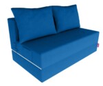 Canapea extensibila Urban Living, 136x80x40 cm, AlbastruCompozitie umplutura: Spuma poliuretanica | Tip: Extensibila | Interval lungime: 101-150 cm | Forma: Standard | Numar locuri: 2 | Garantie: 2 ani - imagine 2