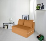 Canapea extensibila Urban Living, 136x80x40 cm, MelonCompozitie umplutura: Spuma poliuretanica | Tip: Extensibila | Interval lungime: 101-150 cm | Forma: Standard | Numar locuri: 2 | Garantie: 2 ani