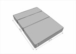 Canapea extensibila Urban Living, 136x80x40 cm, OrangeCompozitie umplutura: Spuma poliuretanica | Tip: Extensibila | Interval lungime: 101-150 cm | Forma: Standard | Numar locuri: 2 | Garantie: 2 ani - imagine 6