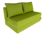 Canapea extensibila Urban Living, 136x80x40 cm, VerdeCompozitie umplutura: Spuma poliuretanica | Tip: Extensibila | Interval lungime: 101-150 cm | Forma: Standard | Numar locuri: 2 | Garantie: 2 ani - imagine 2