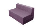 Canapea extensibila Urban Living, 136x80x40 cm Purple/StripesInterval lungime: 101-150 cm | Tip: Extensibila | Compozitie umplutura: Spuma poliuretanica | Garantie: 2 ani | Material tapiterie: Textil | Numar locuri: 2 | Forma: Standard - imagine 5