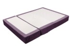 Canapea extensibila Urban Living, 136x80x40 cm Purple/StripesInterval lungime: 101-150 cm | Tip: Extensibila | Compozitie umplutura: Spuma poliuretanica | Garantie: 2 ani | Material tapiterie: Textil | Numar locuri: 2 | Forma: Standard - imagine 6