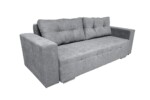 Canapea extensibila Venice 238x96x80 cm, cu lada de depozitare, GriTip: Extensibila | Interval lungime: 151-200 cm | Forma: Standard | Material tapiterie: Textil | Numar locuri: 3 | Garantie: 2 ani - imagine 2