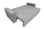 Canapea extensibila Venice 238x96x80 cm, cu lada de depozitare, GriTip: Extensibila | Interval lungime: 151-200 cm | Forma: Standard | Material tapiterie: Textil | Numar locuri: 3 | Garantie: 2 ani - imagine 7