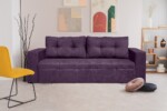 Canapea extensibila Venice 238x96x80 cm, cu lada de depozitare, MovTip: Extensibila | Interval lungime: 151-200 cm | Forma: Standard | Material tapiterie: Textil | Numar locuri: 3 | Garantie: 2 ani