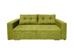 Canapea extensibila Venice 238x96x80 cm, cu lada de depozitare, VerdeTip: Extensibila | Interval lungime: 151-200 cm | Forma: Standard | Material tapiterie: Textil | Numar locuri: 3 | Garantie: 2 ani - imagine 3