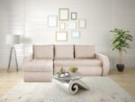 Coltar extensibil reversibil Siena Cream 243x141x81 cm cu lada de depozitareInterval lungime: Peste 200 cm | Forma: Coltar | Tip: Extensibila | Material tapiterie: Textil | Numar locuri: 3 | Garantie: 2 ani