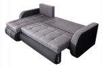 Coltar extensibil reversibil Siena Duo Antracit/Gri 243x141x81 cm cu lada de depozitareInterval lungime: Peste 200 cm | Forma: Coltar | Tip: Extensibila | Material tapiterie: Textil | Numar locuri: 3 | Garantie: 2 ani - imagine 3