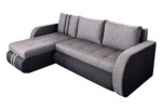 Coltar extensibil reversibil Siena Duo Antracit/Gri 243x141x81 cm cu lada de depozitareInterval lungime: Peste 200 cm | Forma: Coltar | Tip: Extensibila | Material tapiterie: Textil | Numar locuri: 3 | Garantie: 2 ani - imagine 4