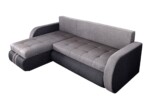 Coltar extensibil reversibil Siena Duo Antracit/Gri 243x141x81 cm cu lada de depozitareInterval lungime: Peste 200 cm | Forma: Coltar | Tip: Extensibila | Material tapiterie: Textil | Numar locuri: 3 | Garantie: 2 ani - imagine 6